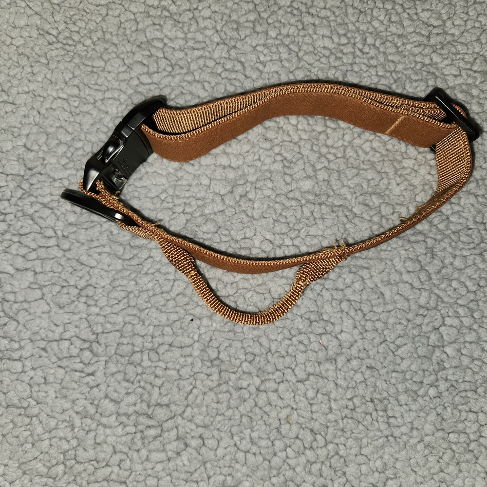 NWOT Durable Tan Dog Collar With Handle